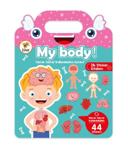 Lino Tekrar Tekrar Kullanılabilen İlk Sticker Kitabım My Body Ls-500 -