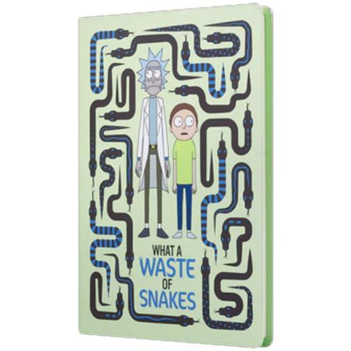 Mabbels Sert Kapak Butik Defter Rick And Morty Yılan Krem 80 Yp 15X21 