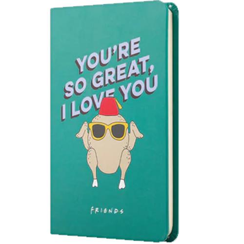 Mabbels Sert Kapak Lastikli Mini Defter Friends Hindi Yeşil 80 Yp 9X14