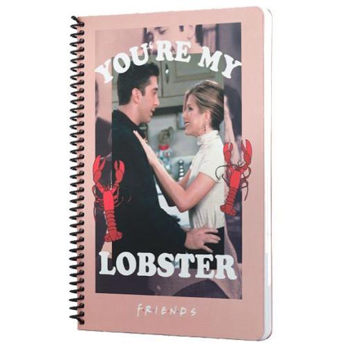 Mabbels Spiralli Defter Friends Youre My Lobster Pembe 80 Yp 17X24 Dft