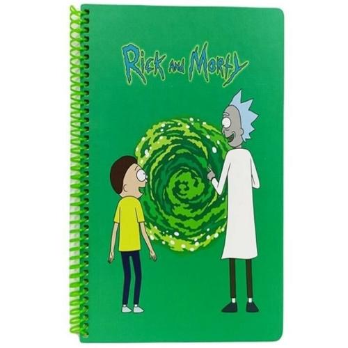 Mabbels Spiralli Defter Rick And Morty Yeşil 80 Yp 17X24 Dft-388524 - 