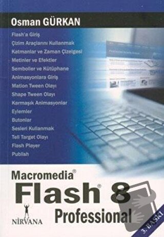 Macromedia Flash 8 - Osman Gürkan - Nirvana Yayınları - Fiyatı - Yorum