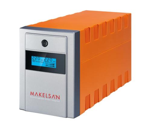 Makelsan Lion 1200 Va Line Interactive Lcd Ekran 2-7Ah Akü - - Makelsa