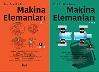 Makina Elemanları (2 Cilt Takım) - Atilla Bozacı - Literatür Yayıncılı