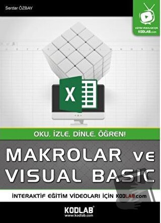 Makrolar ve Visual Basic 2019 - Serdar Özbay - Kodlab Yayın Dağıtım - 