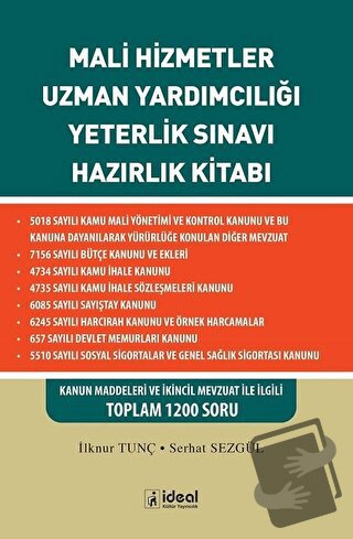 Mali Hizmetler Uzman Yardımcılığı Yeterlik Sınavı Hazırlık Kitabı - İl