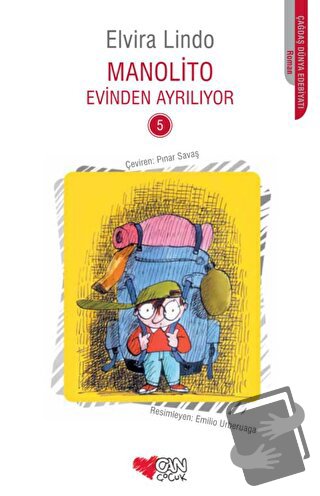 Manolito Evinden Ayrılıyor - Elvira Lindo - Can Çocuk Yayınları - Fiya