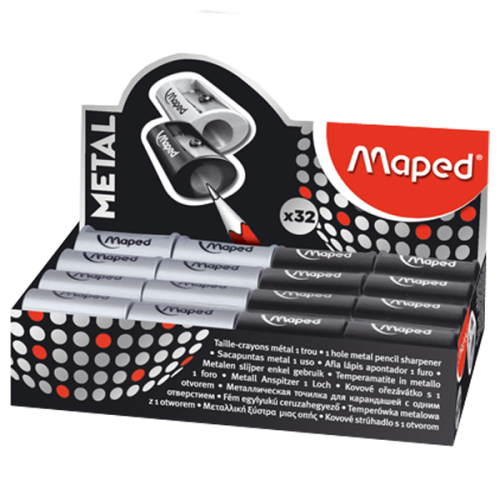 Maped Öğrenci Kalemtıraşı Metal 32 Li 534019 - 32'li Paket - - Maped -