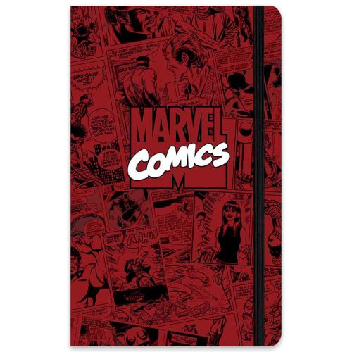 Marvel Ciltli Lastikli Defter 13X21 80 Yp Çiz. - - Keskin Color - Fiya