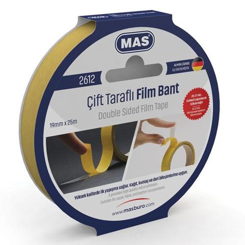 Mas Çift Taraflı Bant 19X25 Mt 2612 - - Mas - Fiyatı - Yorumları - Sat