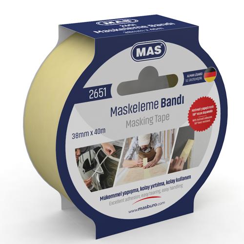 Mas Krepe (Maskeleme) Bantı 38 Mm X 40 M 2651 - - Mas - Fiyatı - Yorum