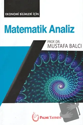 Matematik Analiz - Mustafa Balcı - Palme Yayıncılık - Fiyatı - Yorumla