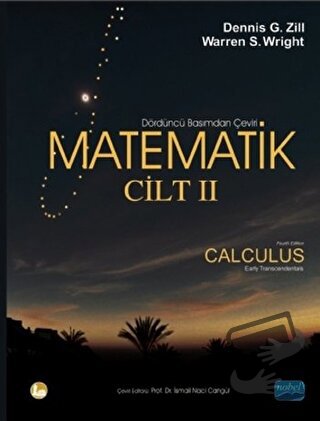 Matematik Cilt: 2 - Dennis G. Zill - Nobel Akademik Yayıncılık - Fiyat