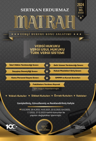 Matrah Vergi Hukuku Konu Anlatımı Vergi Hukuku- Vergi Usul Hukuku- Tür