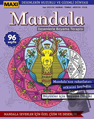 Maxi Mandala Desenlerle Boyama Terapisi 7 - Kolektif - Maxi Yayıncılık