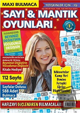 Maxi Sayı ve Mantık Oyunları 4 - Kolektif - Maxi Yayıncılık - Fiyatı -