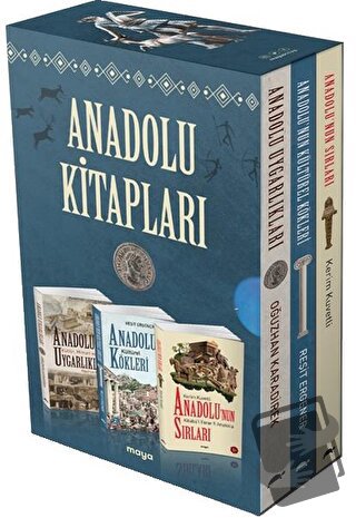 Maya Anadolu Kitapları Seti - 3 Kitap Takım - Kerim Kuvetli - Maya Kit