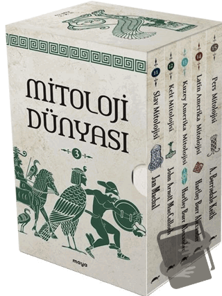 Maya Mitolojik Kitaplar Seti 3 - 5 Kitap Takım - Jan Machal - Maya Kit