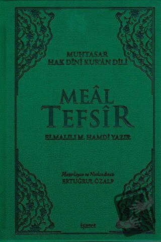 Meal Tefsir - Muhtasar Hak Dini Kur’an Dili (Yeşil Renk) (Ciltli) - El