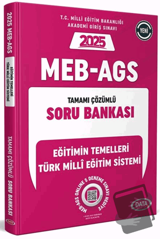 Meb AGS Eğitimin Temelleri Türk Milli Eğitim Çözümlü Soru Bankası - Ko