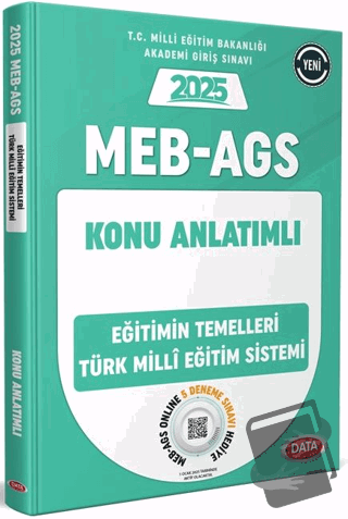 MEB AGS Eğitimin Temelleri Türk Milli Eğitim Konu Anlatımlı - Kolektif