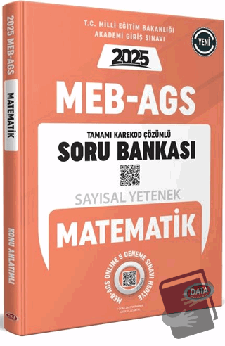 MEB AGS Sayısal Yetenek Matematik Karekod Çözümlü Soru Bankası - Kolek