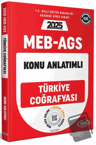 MEB AGS Türkiye Coğrafyası Konu Anlatımlı - Kolektif - Data Yayınları 