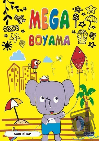 Mega Boyama-Sarı Kitap - Kolektif - Parıltı Yayınları - Fiyatı - Yorum