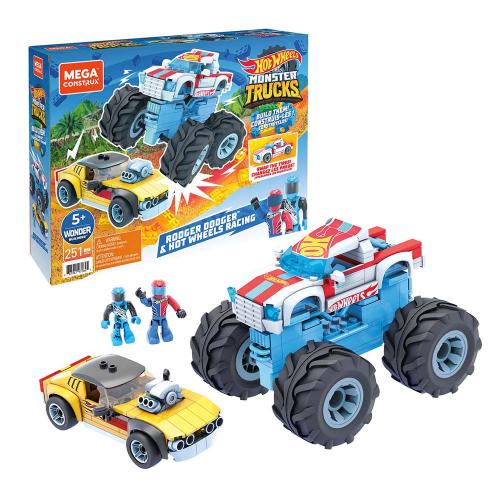 Mega Construx Hot Wheels Monster İkili Yarış Paketi Mtl-Gyg22 - - Mega