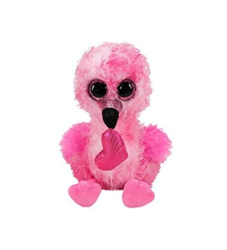 Mega Daınty - Flamıngo Wıth Heart Reg Kalpli Flamingo 15 Cm Peluş Oyun