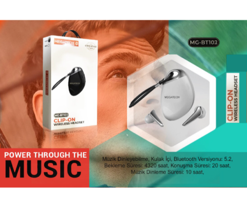 Megatech Mg-Bt101 True Bluetooth Earphone Kablosuz Kulaklık - - Megate