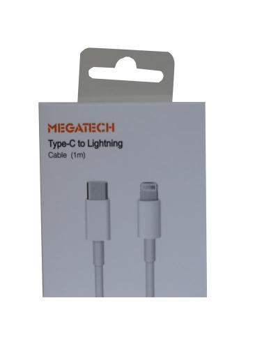 Megatech Mt-D3L-T 1Mt Usb Type-C To Lightning Şarj Ve Data Kablosu - -