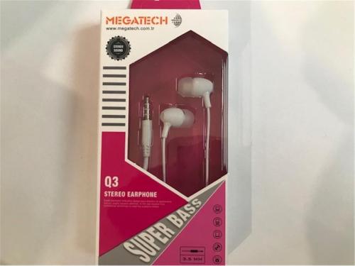 Megatech Qg-03 Beyaz Mikrofonlu Kulaklık - - Megatech - Fiyatı - Yorum