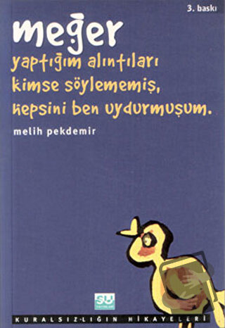 Meğer - Melih Pekdemir - Su Yayınevi - Fiyatı - Yorumları - Satın Al