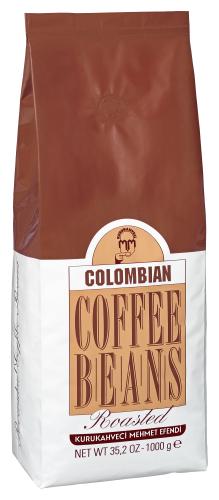 Mehmet Efendi Colombian 1000Gr Çekirdek Kahve (Roasted) Net Wt 35,2 Oz