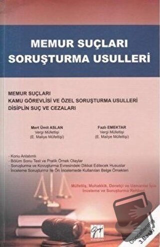 Memur Suçları Soruşturma Usulleri - Fazlı Emektar - Gazi Kitabevi - Fi