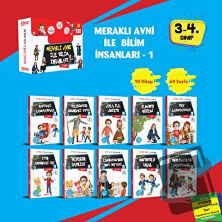 Meraklı Avni ile Bilim İnsanları Serisi - 1 (10 Kitap - Etkinlik Testi