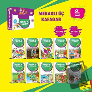 Meraklı Üç Kafadar Serisi (10 Kitap - Etkinlik Testi - Değerlendirme T