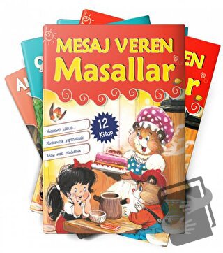 Mesaj Veren Masallar (12 Kitap Takım) - Kolektif - Damla Yayınevi - Fi