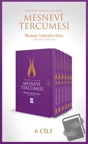 Mesnevi Tercümesi 6 Cilt (Kutulu) (Ciltli) - Mevlana Celaleddin Rumi -