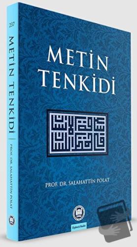 Metin Tenkidi - Salahattin Polat - Marmara Üniversitesi İlahiyat Fakül