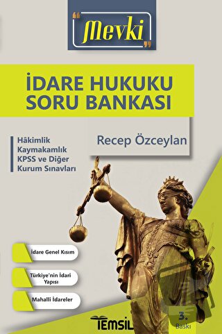 Mevki - İdare Hukuku Tamamı Çözümlü Soru Bankası - Recep Özceylan - Te