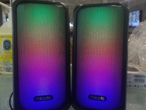 Mikado Md-356 2.0 5Wx2Ch Rgb Ledli Siyah Usb Multimedia Oyuncu Speaker