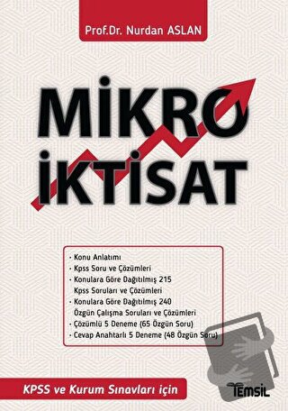 Mikro İktisat - Nurdan Aslan - Temsil Kitap - Fiyatı - Yorumları - Sat