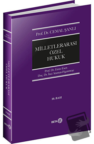 Milletlerarası Özel Hukuk (Ciltli) - Cemal Şanlı - Beta Yayınevi - Fiy