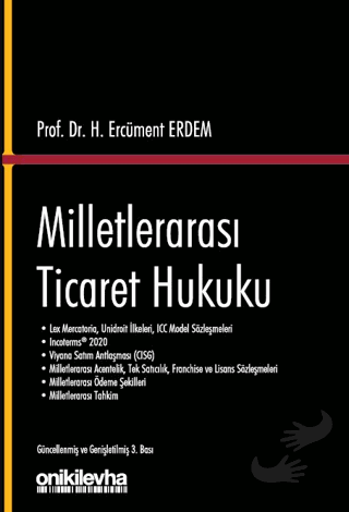 Milletlerarası Ticaret Hukuku - H. Ercüment Erdem - On İki Levha Yayın