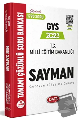 Milli Eğitim Bakanlığı Sayman Tamamı Çözümlü GYS Soru Bankası - Kolekt