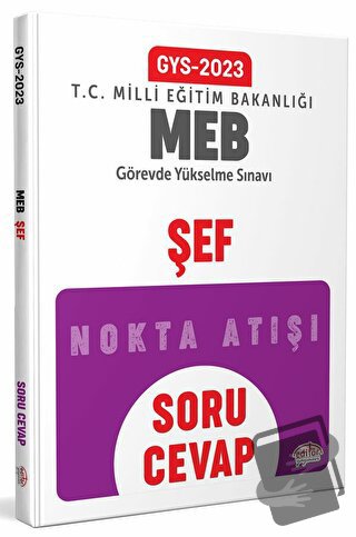 Milli Eğitim Bakanlığı Şef GYS Soru - Cevap - Kolektif - Editör Yayıne