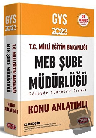 Milli Eğitim Bakanlığı Şube Müdürlüğü GYS Hazırlık Kitabı - Kolektif -