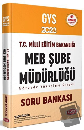 Milli Eğitim Bakanlığı Şube Müdürlüğü GYS Soru Bankası - Kolektif - Da